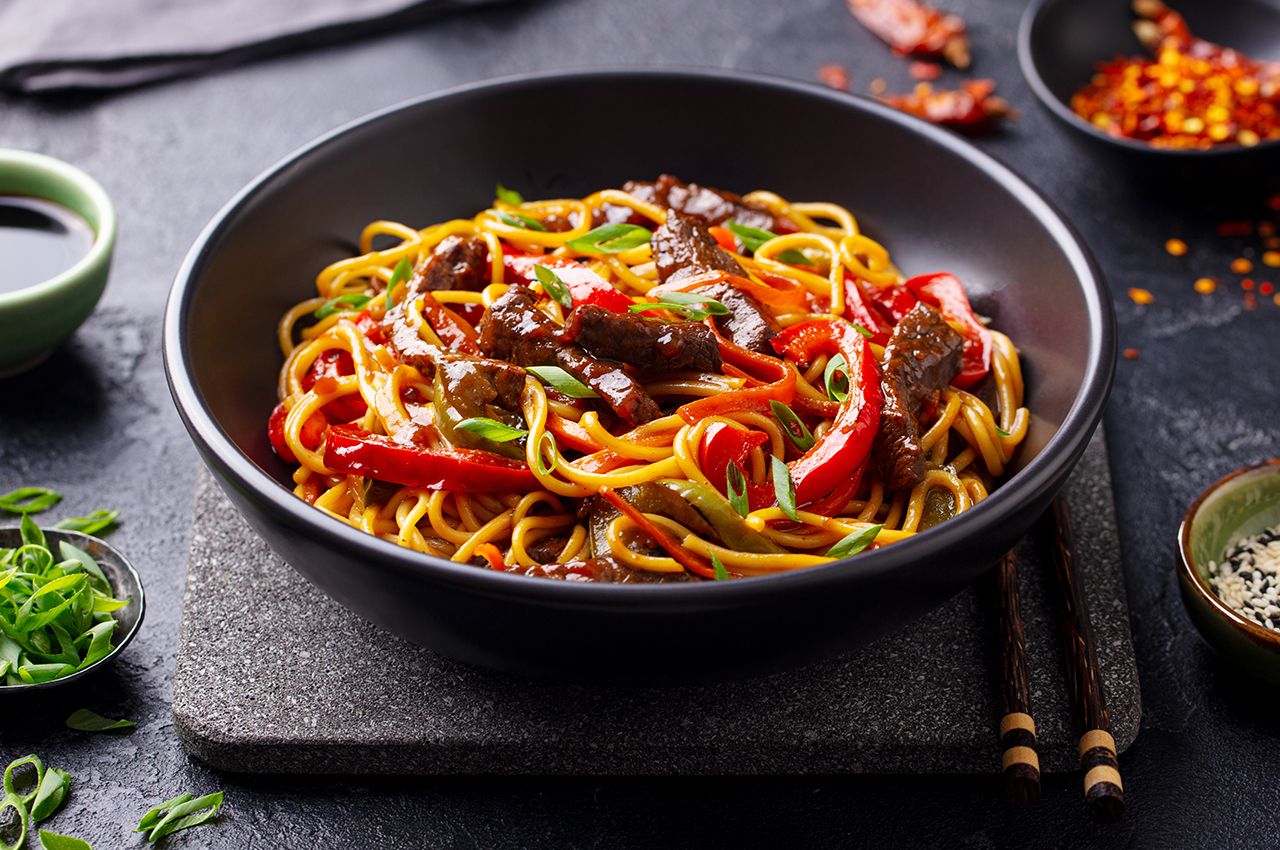 Chilli Biltong Noodles