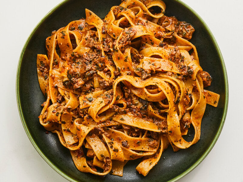 DRYWORS & PASTA RAGU