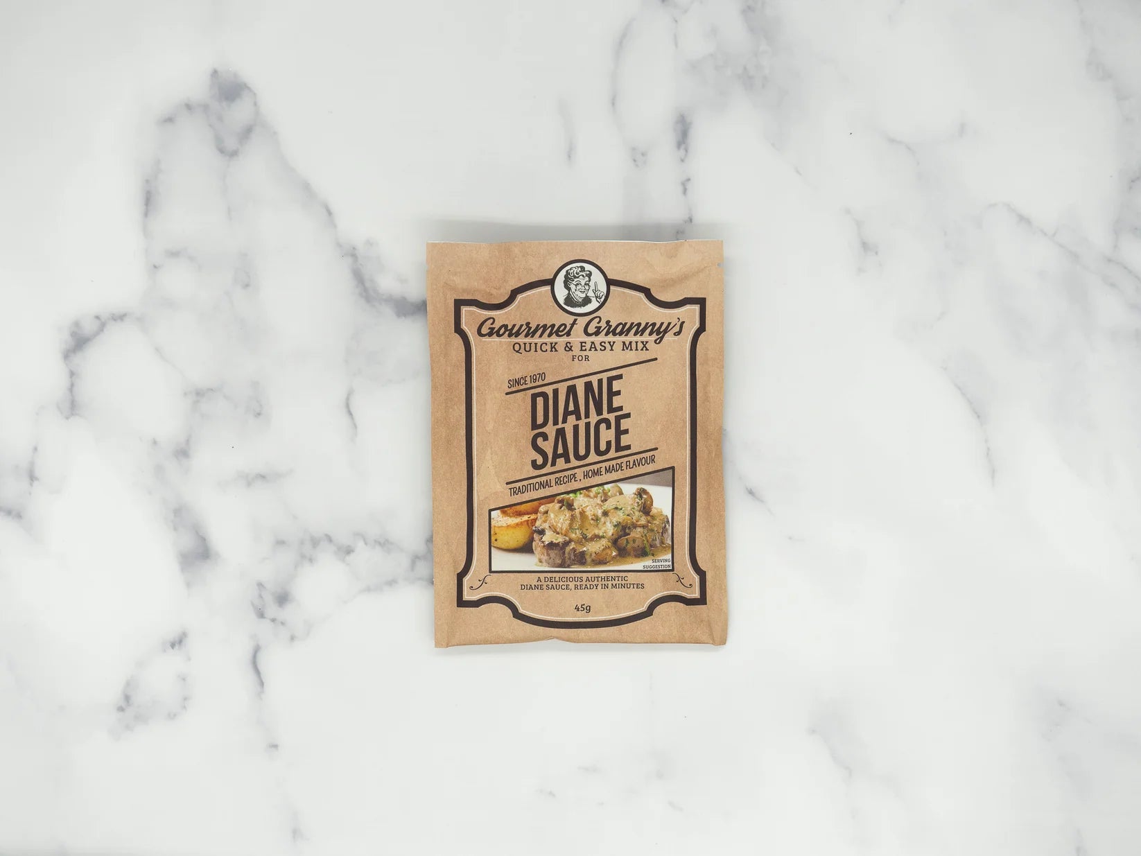 Gourmet granny's diane sauce